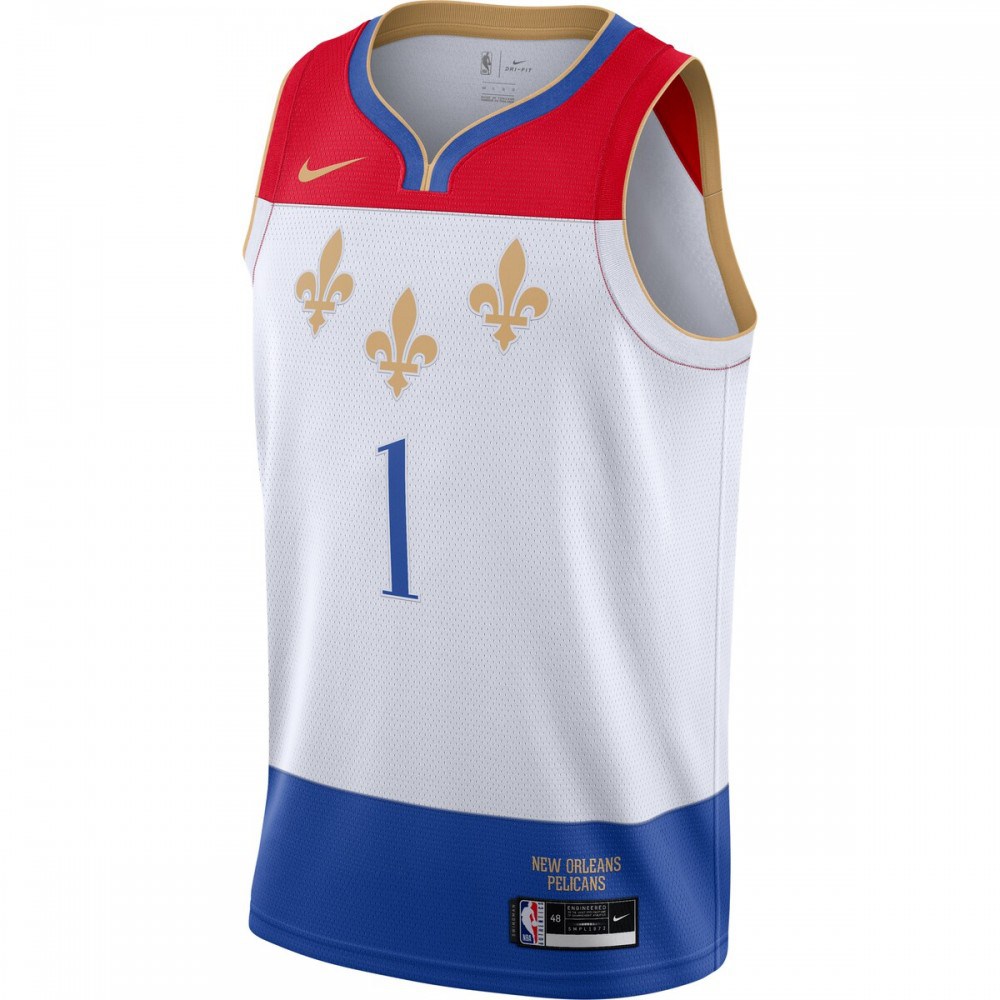 Zion Williamson New Orleans Pelicans 2020/21 Swingman Player Jersey White - City Edition-Pro Kit Vault | Brand New 26/27 Sports Jerseys